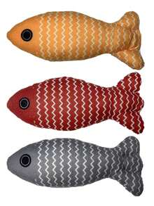 1pc Cat Toy Catnip Fish Pet Chew Bite Toys For Cats Funny Interactive Soft Simulation Fish Kitten Training Playing Toy Cat Supplies