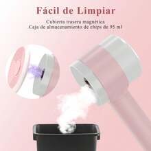 Quita Pelusa para Ropa, Removedor de Pelusa Eléctrico Carga Rápida USB,Potente Succión, Fabric Shaver Recargable, Maquina para Quitar Bolitas de Ropa, Lint remover para Suéteres de Tela, Sofás(Negro) - Rosa - Ver 11
