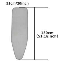 Funda ajustable para tabla de planchar, funda para tabla de planchar con acolchado, funda de repuesto antiadherente para tabla de planchar
