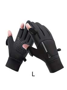 男女通用冬季手套，男女触摸屏手套，寒冷天气运动手套，适合钓鱼、跑步、骑自行车、驾驶、徒步旅行，保暖防风工作手套