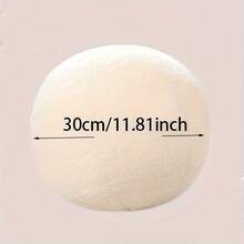 1pc 11.81 Inch Ball Pillow Nordic Round Throw Pillows Boucle Ball Pillow Sphere Shaped Pillow Round Decorative Pillow For Couch, Sofa, Bedroom