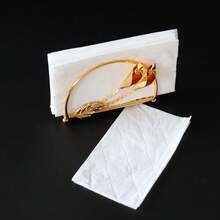 1 pezzo Portasalviette in carta stile europeo a forma di giglio di calla dorato, adatto per soggiorno, sala da pranzo, studio, camera da letto, esterno e varie occasioni