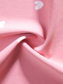 5 件豹纹和心形图案女式无缝比基尼内裤，舒适 V 形腰带，荷叶边下摆设计，运动三角裤 - 彩色 - 查看 9