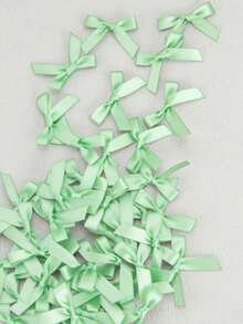 50 chiếc nơ ruy băng mini dễ thương kiểu ba lê, đồ dùng thủ công tự làm cho quần áo, mũ nón, bóng bay, trang trí tiệc cưới, trang trí nhà cửa, gói quà, Ngày của Mẹ, sinh nhật - Màu hồng - Nhiều màu - Xem 22