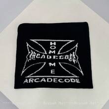 1 件秋冬美国街头十字字母针织帽，温暖男女款复古嘻哈滑雪帽秋季 - 彩色 - 查看 14