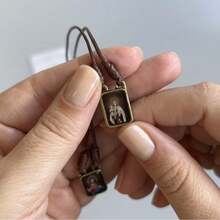 Our Lady Of Mount Carmel Sacred Heart Of Jesus Metal Scapular With Leaflet - 1個單位 - 查看 7