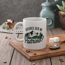 Taza de Cerámica 11 oz con Diseño de Corazones, Flores y Besos, Mensaje de Amor para Parejas o Amigos, Regalo Original para San Valentín, Aniversarios o Cumpleaños Esposa Novia - Padrino - Ver 8