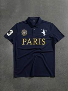 Men's Polo Shirt Launch 2026 Top Guarantee Yours Now - 藏蓝色 - 查看 1