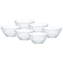 Set Of 6 Marguerite Glass Bowls 300ml - 透明的 - 查看 2