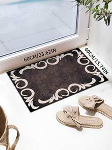 1 Buah, Keset Lantai Bermotif Simetris Terbuka, Cocok Untuk Kamar Mandi, Kamar Tidur, Dapur, Ruang Cuci, Akses Masuk, Keset Lantai - MultiWarna - View 10