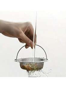 1 Pack Premium Stainless Steel Sink Strainer - Rust-Proof, Easy To Clean, Durable Kitchen And Bathroom Drain Hair Ball Stopper, Kitchen Sink Strainer For Vegetables And Debris