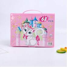 208 piezas/Set Combo de herramientas de pintura para estudiantes, incluye pinceles y bolígrafos de acuarela, lavables (patrones, accesorios y colores surtidos al azar, sin papel de dibujo incluido), set de pintura para principiantes, regalo de Navidad, vuelta al colegio, graduación, suministros de campus, recuerdo de fiesta en casa - Multicolor - Ver 16