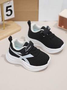 1 par de zapatos deportivos, casuales y de estudiante, de diseño con , de tela y PU, de suela suave y ligera, de estilo clásico, adecuados para todas las estaciones, unisex