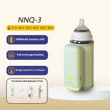 Wireless Heated Milk Bottle Warmer, Portable USB Constant Temperature Milk Warmer For Night Feeding, Suitable For Car Charging