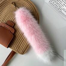 1 pezzo Portachiavi peluche a forma di coda di animale - Adatto per cosplay in tutte le stagioni - Vari portachiavi e portachiavi per auto, anelli portachiavi, appendichiavi, eleganti portachiavi per borse, appendichiavi per zaini, pendenti per zaini, regali di compleanno, regali per feste, piccoli regali per vacanze, ciondoli per borse auto, accessori auto, regali per amici, sorelle, regali per la madre, il padre, la laurea e l'insegnante - Multicolore - Visualizzare 14