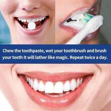 Solid Toothpaste Nobs Without The BS Tablets Flavors Teeth Breath Mouthwash Smoke Remove Bad Whitening Fresh Charcoal Stains - Mặc định - Xem 7
