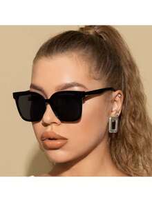 Women's Fashion Glasses - Casual Style, Fashion Glasses - 黑色 - 查看 7