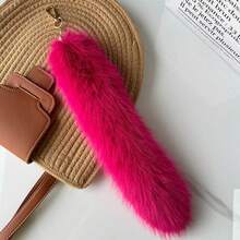 1 pezzo Portachiavi peluche a forma di coda di animale - Adatto per cosplay in tutte le stagioni - Vari portachiavi e portachiavi per auto, anelli portachiavi, appendichiavi, eleganti portachiavi per borse, appendichiavi per zaini, pendenti per zaini, regali di compleanno, regali per feste, piccoli regali per vacanze, ciondoli per borse auto, accessori auto, regali per amici, sorelle, regali per la madre, il padre, la laurea e l'insegnante - Multicolore - Visualizzare 15
