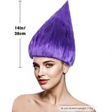 Heat Resistant Chemical Fiber Wigs Daily Wear Women Wigs Sweet Cute Wigs Prom Party Wigs Natural Hair - 紫色 - 查看 8