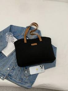 Tote Bag Women Bag, Women Laptop Business Office Work Bag, 14 Inch Computer Compartment Shoulder Bag For Women Top Handle Bag Handbags Casual Bag, Large Capacity Purse Tote Bag For Women With Zipper Shoulder Hobo Bag Shopping Travel Work Crossbody