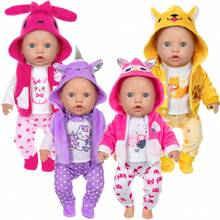 ZAPF Doll Clothes Animal Cartoon Cute Winter Series Doll Outfit Set For 16-18 Inch Dolls - Multicolor - View 3