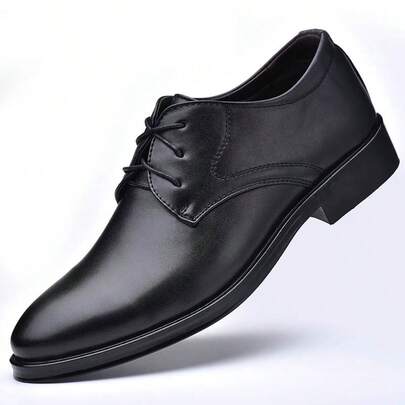 Nuevos zapatos formales de negocios para hombres, zapatillas casuales clásicas con cordones
