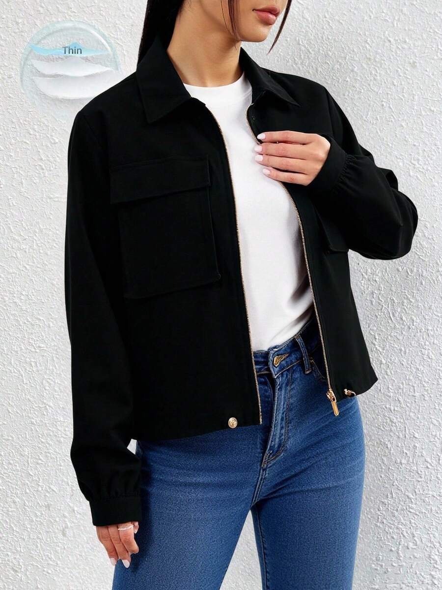 Women Jackets - Black - View 1