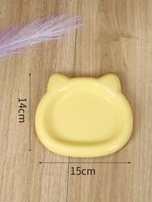 糖果色猫狗食盆，卡通设计 - 防滑，适合狗和宠物 - 适用于干湿食物/水，易于清洁，防漏，适合干粮、零食和罐装湿粮 - 彩色 - 查看 10