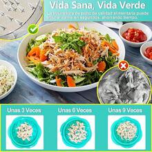 Desmenuzador de Pollo - Desmenuzador de Pollo de 25CM, Tapa Visual, Mango Ergonómico, Antideslizante y Apto para Lavavajillas, Usado para Cortar Verduras y Carne, Desmenuzador de Pollo para Queso Duro (Negro) - Cian - Ver 4