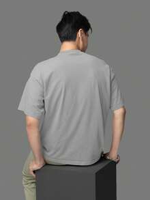 100% UNISEX COTTON T-SHIRT VARIOUS COLORS IMMEDIATE SHIPPING THREADS 30.1 - 灰色 - 查看 2