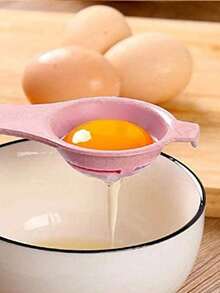 2/1pc Egg White Separator Egg Yolk White Separator Egg Separator Egg Whites Strainer Filter Divider Egg Separator Tool Kitchen Baking Gadget - Multicolor - View 2
