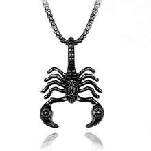 Bold And Unplated Scorpio Pendant Necklace For Fashion Leader - Antique Silver - View 5
