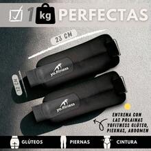 Polainas Ajustables | Tobilleras con Peso | Pesas para Tobillo | 1 kg x polaina - albaricoque - Ver 6