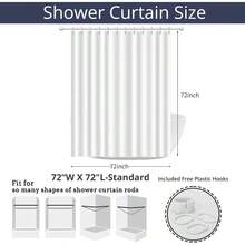 M  Blue Marble Shower Curtain Modern Abstract Blue And Grey Ombre Marble Art Bathroom Curtain Waterproof Fabric Machine Washable With Hooks 72 Wx72 L - Màu xanh lam - Xem 7