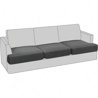 Super Stretch Chair Sofa Slipcover For T Cushion Sofas Couch Cover For Living Room Armchair Seat Cover With Elastic Bottom   Friendly Jacquard Small Checked,