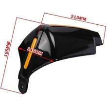 guardamanos Protector Escudo para KYMCO Xciting S400 400 Downtown 250 350 Nikita X - Town Accesorios de Motocicleta guardamanos Manillar Protector de Mano - Negro - Ver 7