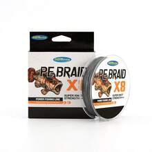 8-Strand Braided Gray Fishing Line, PE Material, 6LB-60LB Strength Options, Two Elegant Packaging Choices, Ideal Gift, Highly Abrasion-Resistant, High Strength, Ultra-Smooth For Saltwater And Freshwater Lure Fishing