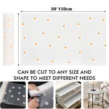 搁板衬垫 – 优质非粘性厨房橱柜和抽屉衬垫 – 具有现代图案的防水搁板纸 – 耐用的 EVA 橱柜垫 – 易于切割