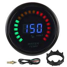 Bnineteenteam Medidor de Temperatura del Agua LED, Medidor de Temperatura de Temperatura de Temperatura del Agua de Automvil Digital con Sensor 52 Mm 20u2011150 C Durante 12V Automtico - inicial - Ver 5