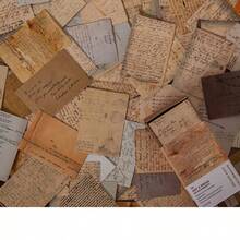 100pcs/Pack Vintage Forest Animal & Insect Mini Memo Notes, Double-Sided Decorative Paper, Scrapbooking Supplies, School Stationery, Retro English Phrases, Floral, Butterfly, Journaling, DIY Background Material - Multicolor - View 14