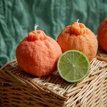 Lemon & Orange Silicone Molds - 3D Fruit Candle, Soap & Resin Moulds For DIY Crafts And Home Decor