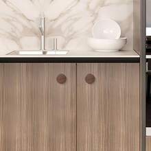 实木抽屉把手 实木厨房圆形把手 橱柜家具拉手 梳妆台衣柜橱柜抽屉把手 拉手 - 櫸木胡桃木 - 查看 4