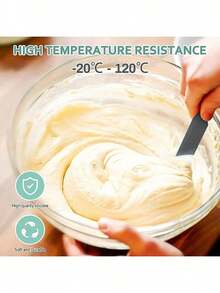 Silicone Jar Scraper Spatulas, Heat Resistant Cake Cream Peanut Butter Spatulas Mixing Batter Scraper, Nonstick Bread Spatula Rubber Kitchen Jar Blenders Scraper Long - Multicolor - View 7