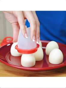 2pcs Multi-Layer Non-Stick Silicone Egg Cooker, Easy To Cook And Steam, Kitchen Tool For Boiling And Steaming Eggs, Heat-Resistant And Easy To Clean - Multicolor - View 6