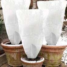 Winter Plant Cover, Drawstring Plant Protective Bag/Blanket For Frost Protection, Keeps Outdoor Fruit Trees, Plants, Shrubs From Freezing, Cold, Animals - Reusable Plant Protection Cover For Winter - Multicolor - View 4