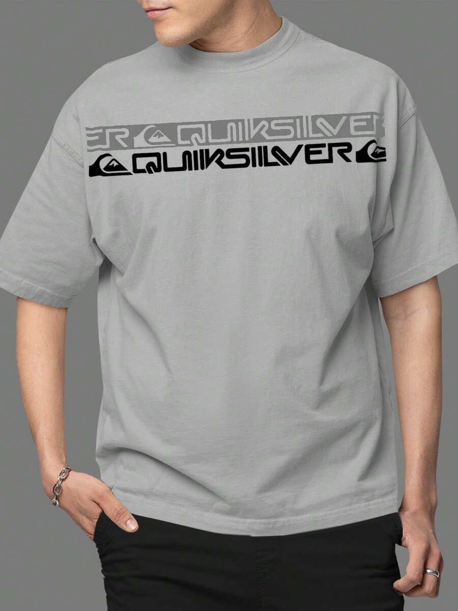 100% UNISEX COTTON T-SHIRT VARIOUS COLORS IMMEDIATE SHIPPING THREADS 30.1 - 灰色 - 查看 1