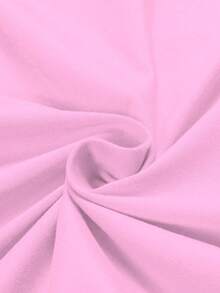 Camiseta informal de poliéster blanca de manga corta y cuello redondo para mujer con estampado gráfico de ajolote navideño. Top de largo regular con ligera elasticidad para uso diario. - Rosa - Ver 4
