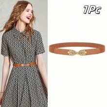 1/2 chiếc thắt lưng co giãn thời trang, trang trí thắt lưng co giãn, phù hợp với váy của phụ nữ - Nhiều màu - Xem 19