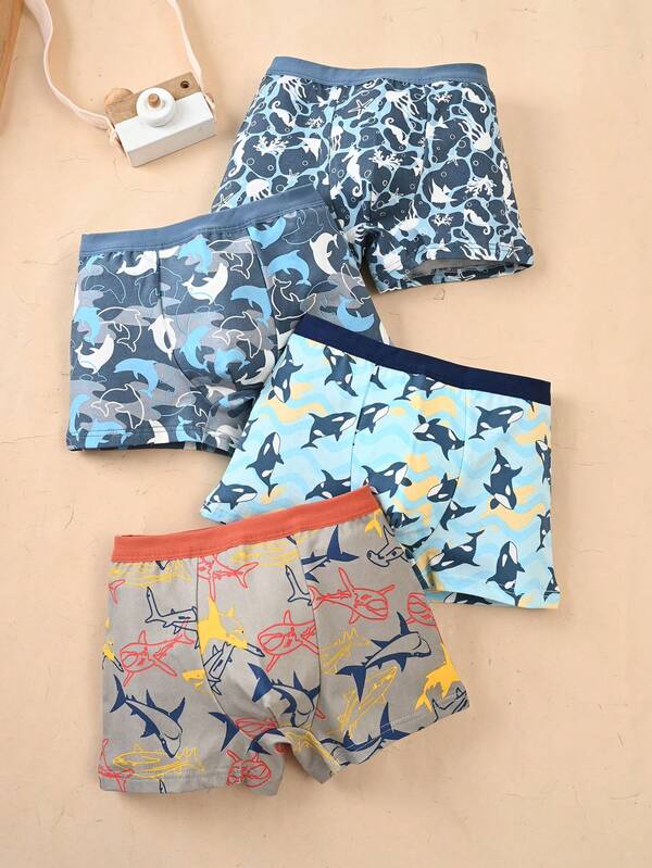 Boys' Underwear, Children's Boxer Briefs, Elementary School Boys, Baby Boys' Briefs, Lightweight 4-Season