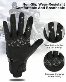 RIGWARL - Guantes de Invierno para Hombres y Mujeres - 2301 Negro - Ver 5